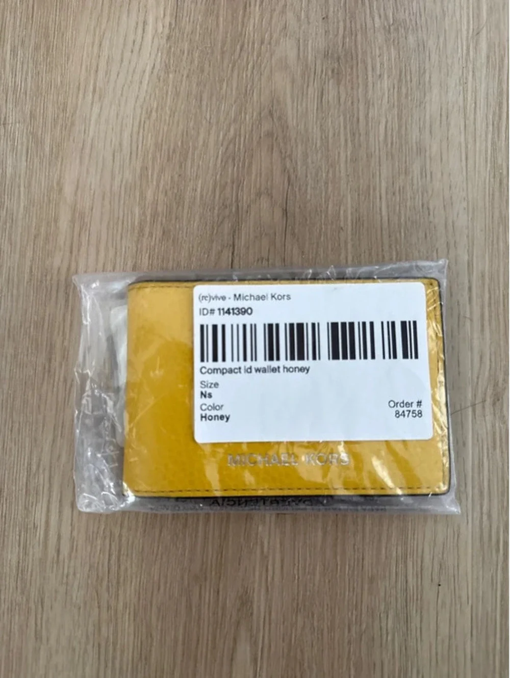 Michael Kors Honey Compact ID Wallet